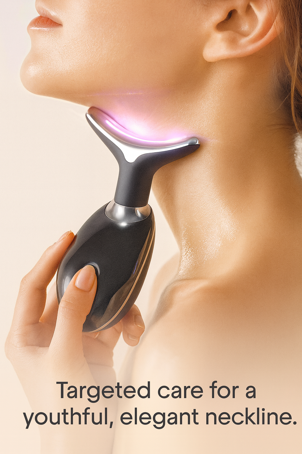 GlowNeck Revitalizer – Firm, Hydrate & Rejuvenate Neck Skin

Revitalize and firm your neck with the GlowNeck Revitalizer, designed to reduce wrinkles, fine lines, and sagging skin. This advanced beauty device uses gentle vibrations and light therapy to stimulate collagen, improve circulation, and enhance skin elasticity. Safe and easy to use, it delivers professional-grade results at home, promoting a youthful, smooth, and radiant neck while supporting long-lasting hydration and skin rejuvenation.