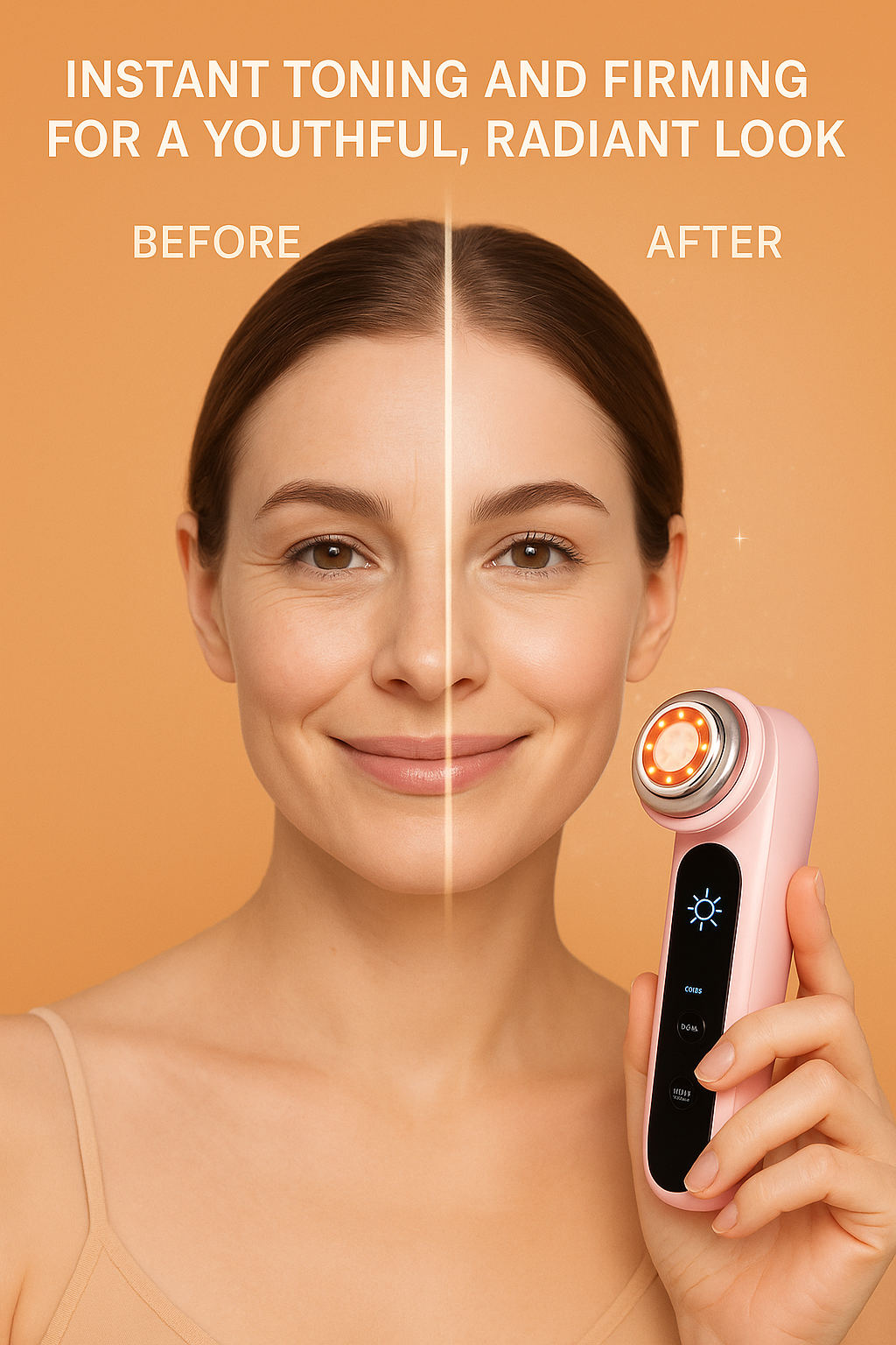 EMS Microcurrent Facial Device – Lift, Tone & Tighten Skin

Revitalize your skin with the EMS Microcurrent Beauty Device, designed to lift, tone, and tighten facial muscles while reducing fine lines and wrinkles. This advanced anti-aging tool uses gentle electrical currents to stimulate collagen, improve circulation, and enhance elasticity. Perfect for all skin types, it delivers professional-grade results at home, promoting a youthful, firm, and radiant complexion safely.