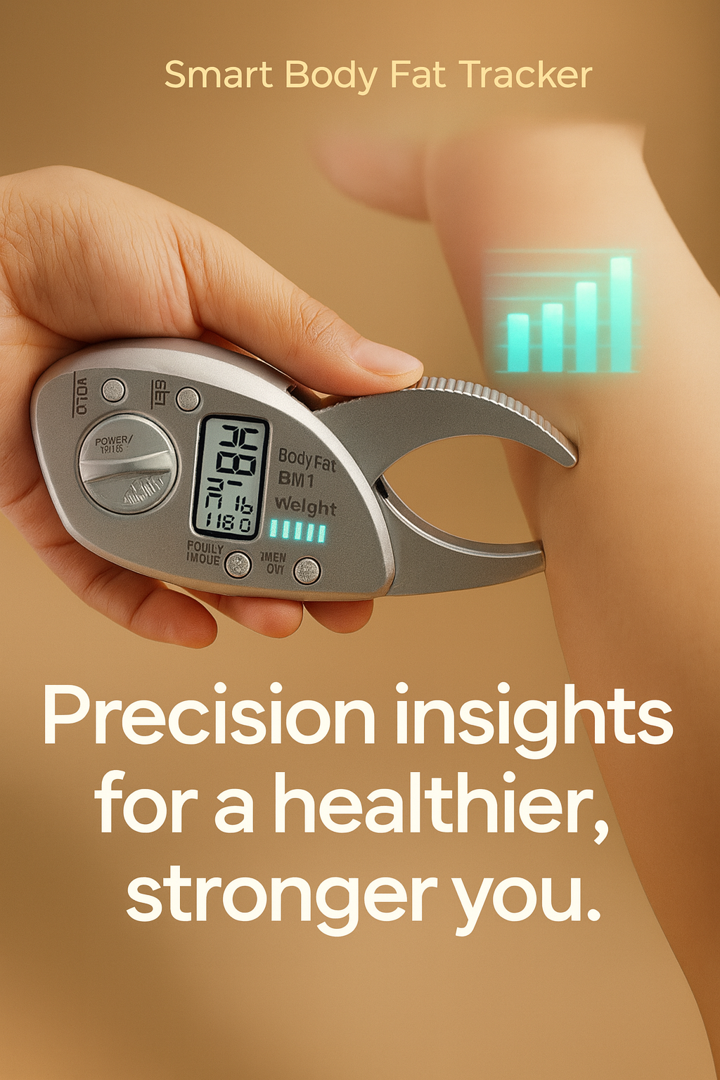 Smart Body Fat Tracker – Monitor Body Composition & Health

Track and improve your health with the Smart Body Fat Tracker, measuring body fat, BMI, muscle mass, and hydration. This advanced digital scale provides accurate, real-time insights for fitness and wellness goals. Suitable for all ages, it helps monitor progress, manage weight, and maintain a healthy lifestyle. Safe, easy-to-use, and professional-grade, it delivers reliable body composition analysis conveniently at home.