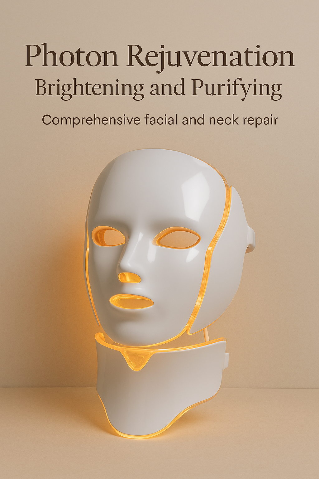 Premium LED Light Therapy Face Mask for Acne, Wrinkles & Skin Rejuvenation.
 
Transform your skincare routine with the LED Light Therapy Face Mask, a powerful beauty device that targets acne, wrinkles, and uneven skin tone using advanced LED wavelengths. The red, blue, and infrared lights rejuvenate your skin, boost collagen, and improve elasticity. Achieve youthful, radiant, and smooth skin effortlessly with this non-invasive, professional-grade LED facial treatment mask for home use. 