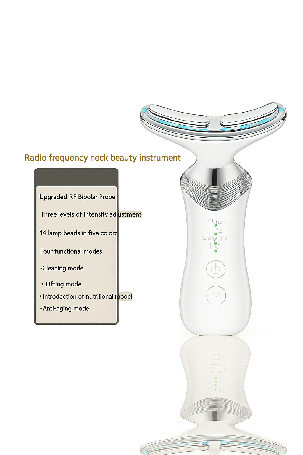 GlowNeck Revitalizer – Firm, Hydrate & Rejuvenate Neck Skin

Revitalize and firm your neck with the GlowNeck Revitalizer, designed to reduce wrinkles, fine lines, and sagging skin. This advanced beauty device uses gentle vibrations and light therapy to stimulate collagen, improve circulation, and enhance skin elasticity. Safe and easy to use, it delivers professional-grade results at home, promoting a youthful, smooth, and radiant neck while supporting long-lasting hydration and skin rejuvenation.